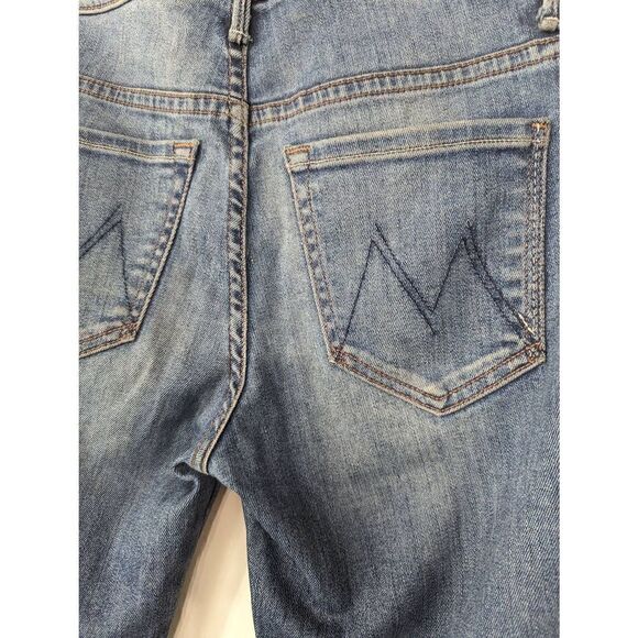 Mother High Waisted Rascal Jeans women's size 24 the famous heroine straight leg - Picture 7 of 10